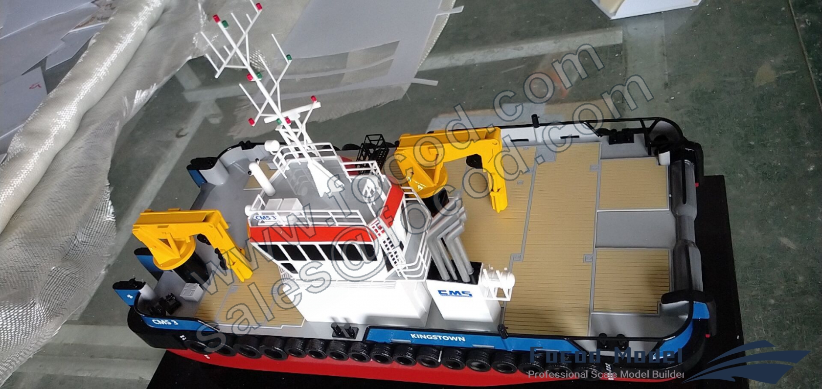 customized model of 26.9m ersatile multicat vessel